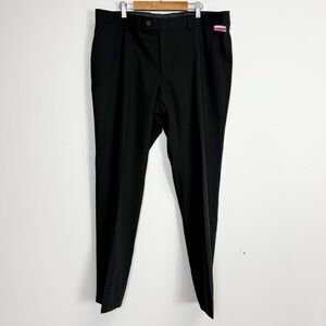 NEW The Saville Row Brixton Pants Mens 36 W Black Dress Suit Pants NWOT
